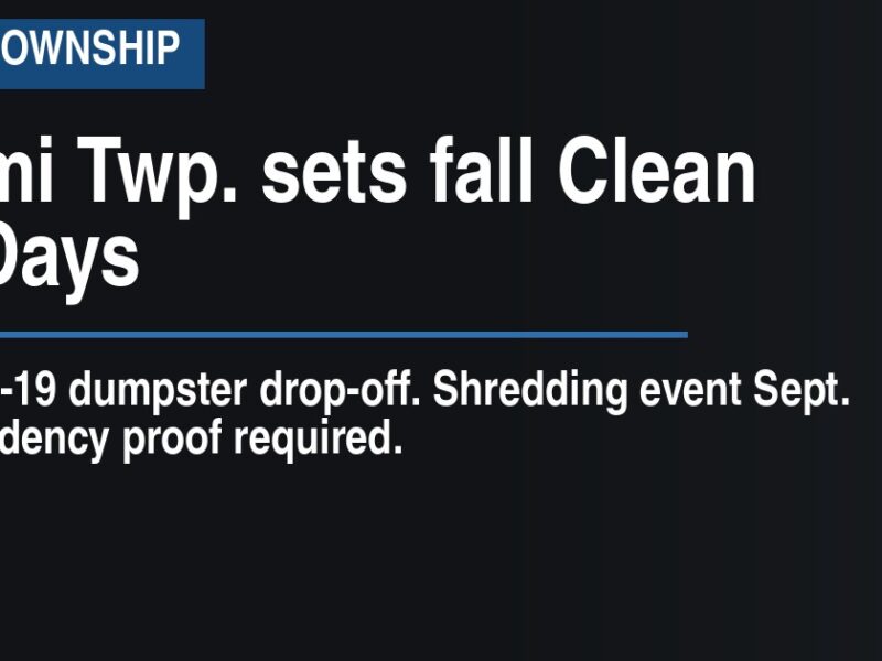 Miami Township sets fall Clean Up Days