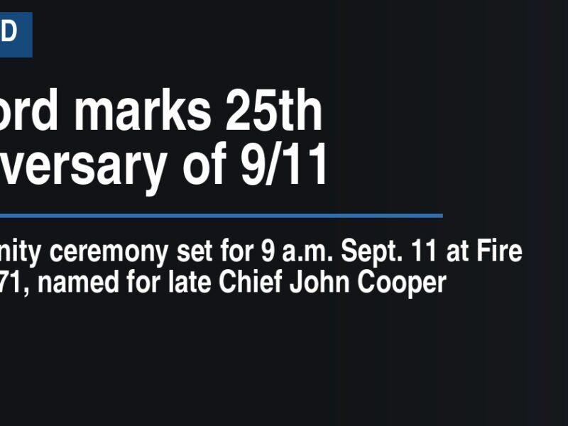 Milford marks 25th anniversary of 9/11