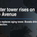 New water tower rises on Wallace Avenue