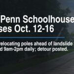 Neville-Penn Schoolhouse Rd. closes Oct. 12-16