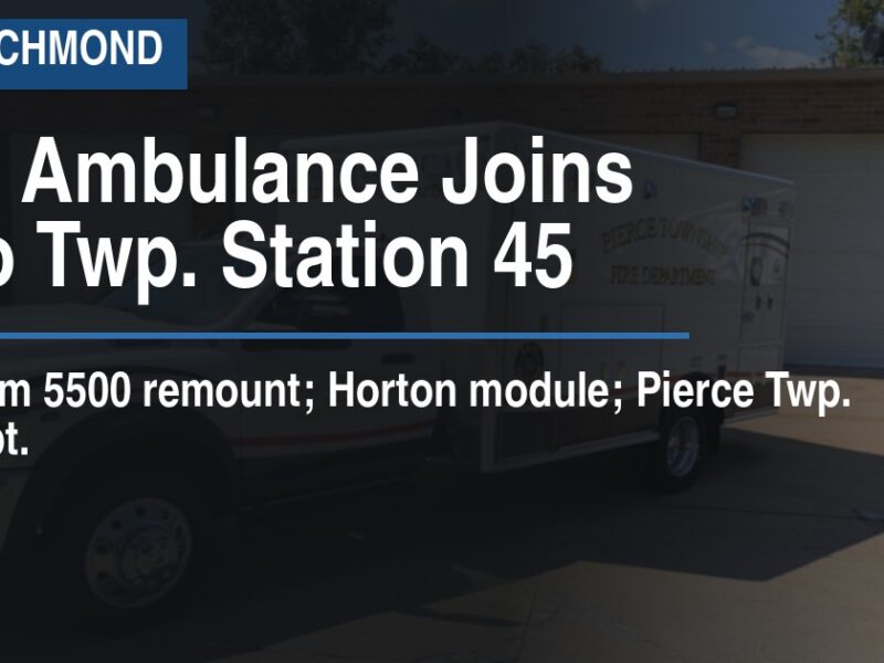 New Ambulance Joins Ohio Twp. Station 45