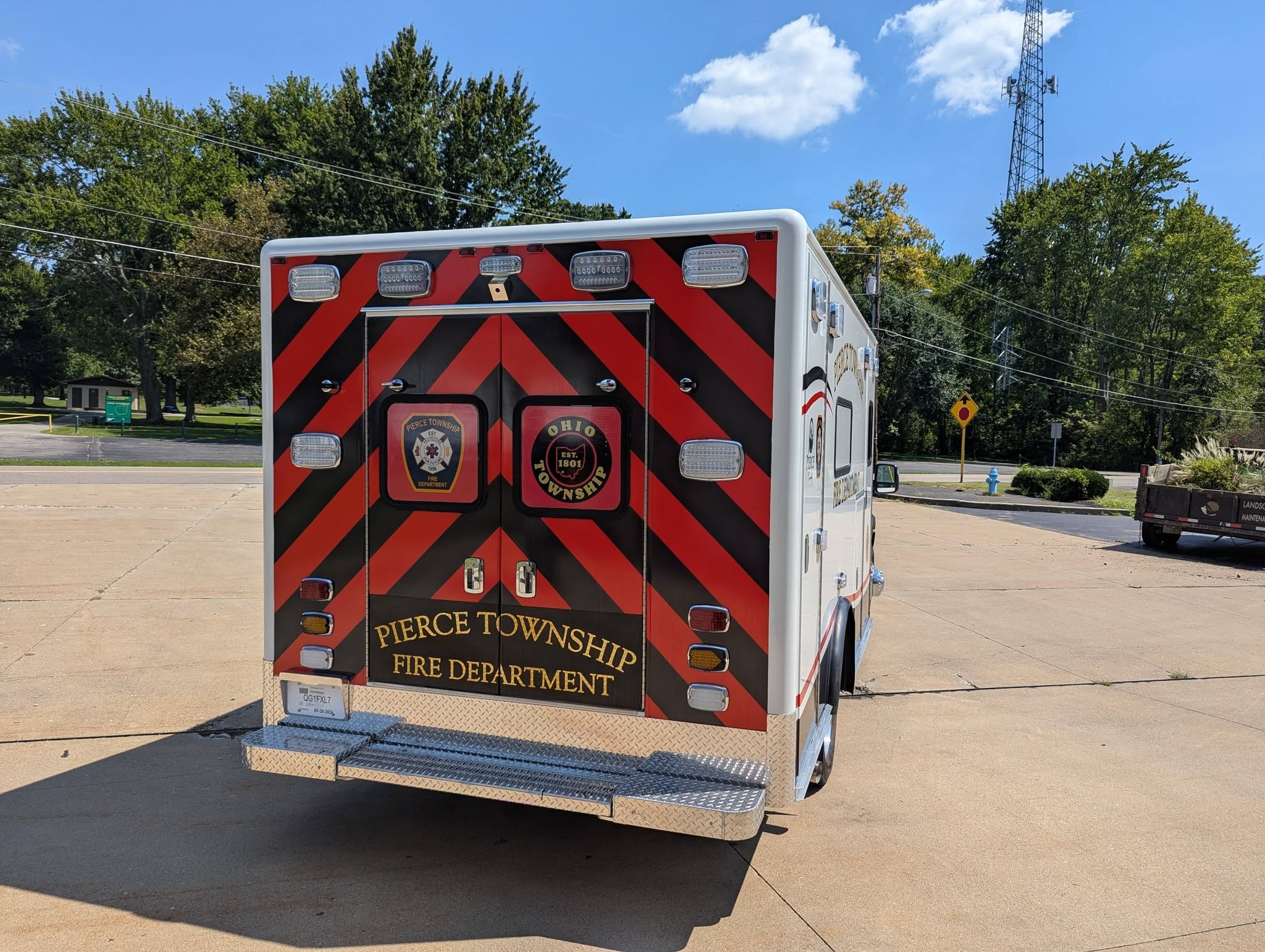 New Pierce Township Fire ambulance for Station 45