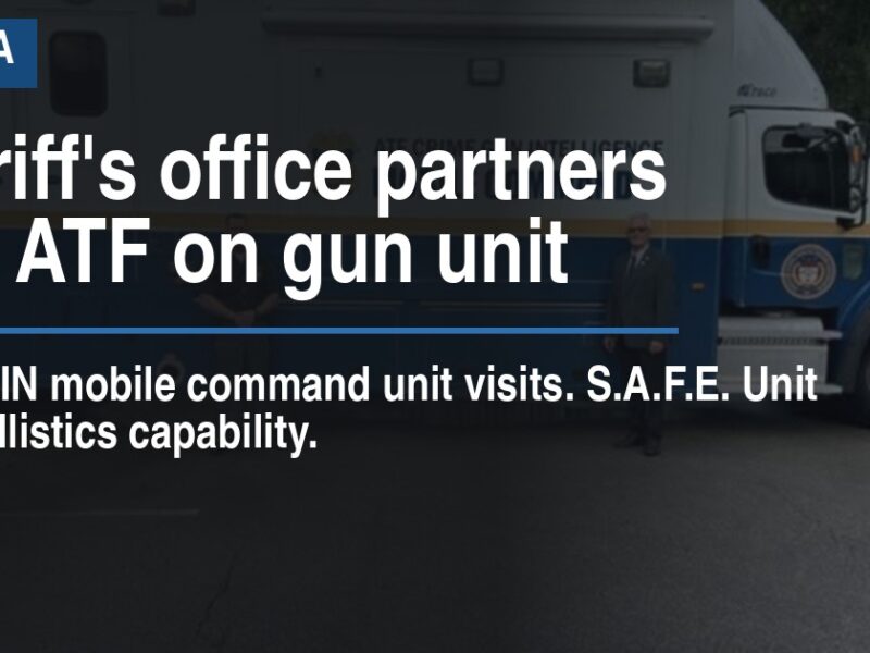 Sheriff's office partners with ATF on gun unit
