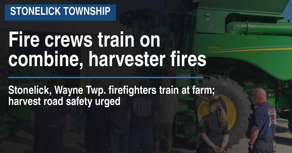 Fire crews train on combine, harvester fires
