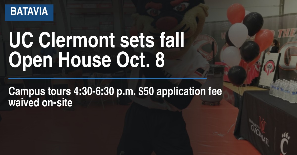 UC Clermont sets fall Open House Oct. 8