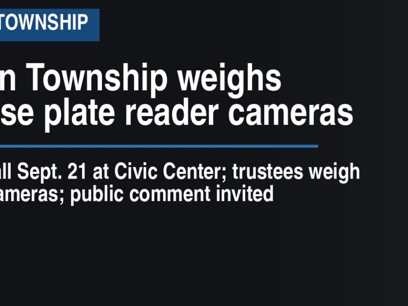 Union Township weighs license plate reader cameras