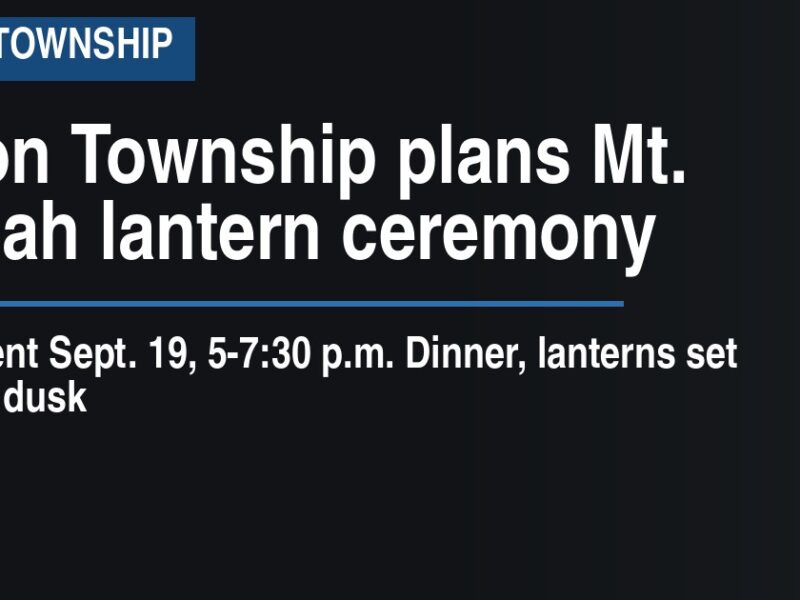 Union Township plans Mt. Moriah lantern ceremony