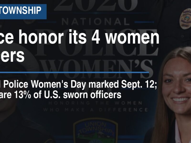 Union Township police honor its 4 women officers