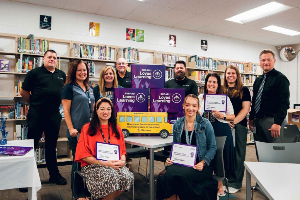 West Clermont Middle School staff receive Subaru Loves Learning classroom grants