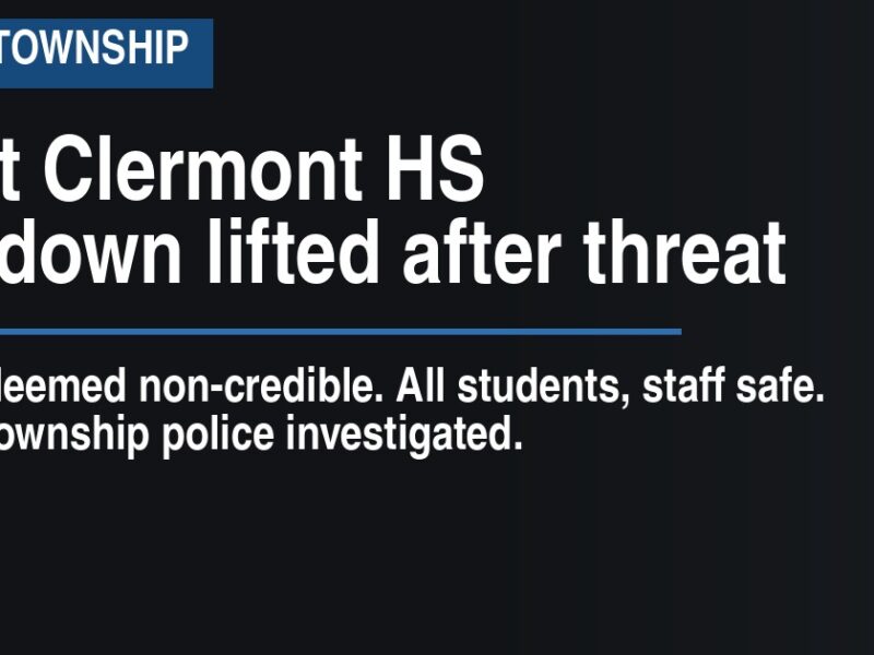West Clermont HS lockdown lifted after threat