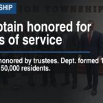 Fire captain honored for 25 years of service