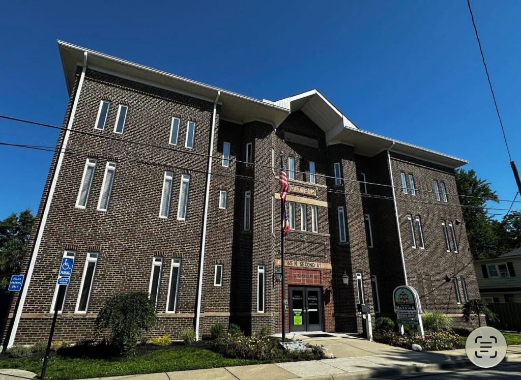 The Armory, home of Batavia village government