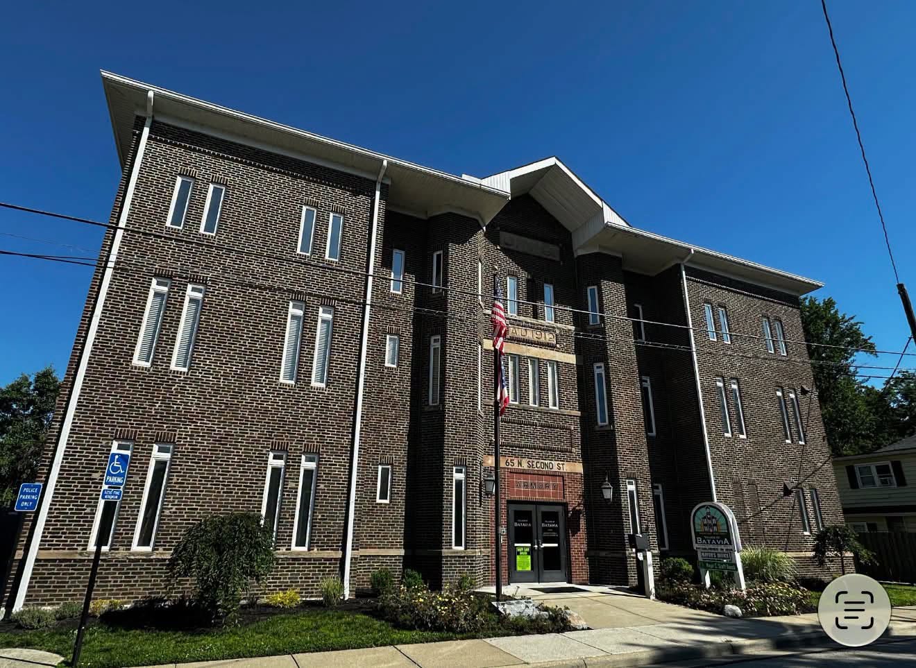The Armory, home of Batavia village government