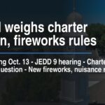 Council weighs charter question, fireworks rules