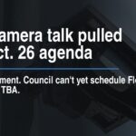 Flock camera talk pulled from Oct. 26 agenda