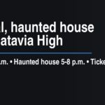Carnival, haunted house set at Batavia High