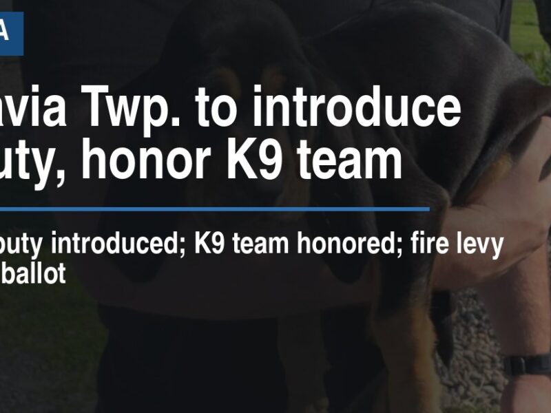 Batavia Twp. to introduce deputy, honor K9 team