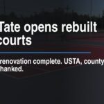 Bethel-Tate opens rebuilt tennis courts