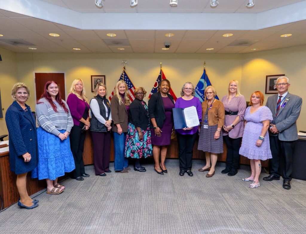 Clermont County commissioners proclaim Domestic Violence Awareness Month
