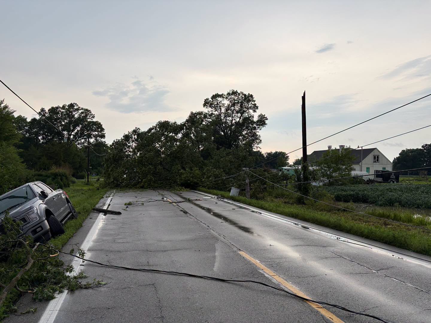 Storm damage from August flooding in Clermont County