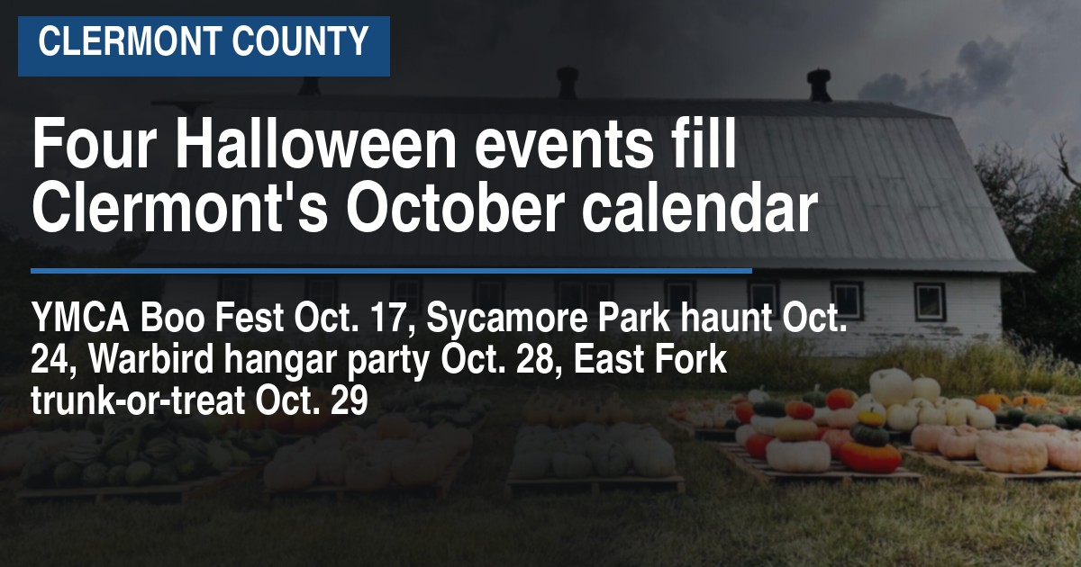 Four Halloween events fill Clermont's October calendar