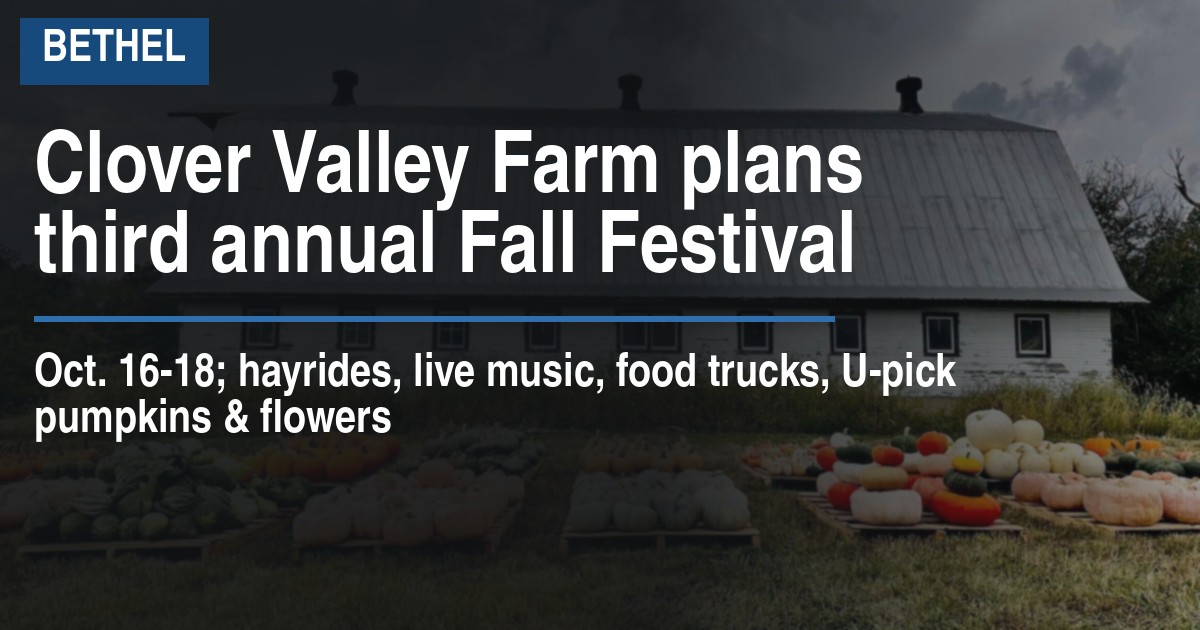 Clover Valley Farm plans third annual Fall Festival