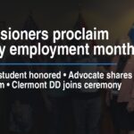 Commissioners proclaim disability employment month