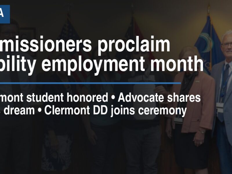 Commissioners proclaim disability employment month