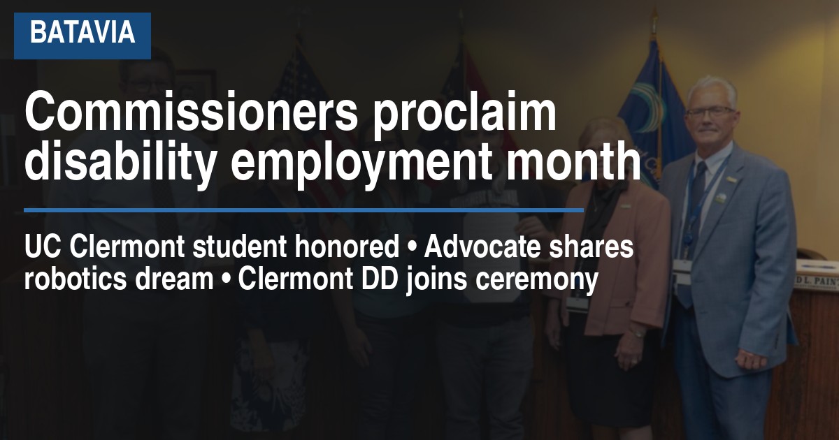 Commissioners proclaim disability employment month
