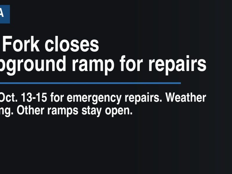 East Fork closes campground ramp for repairs