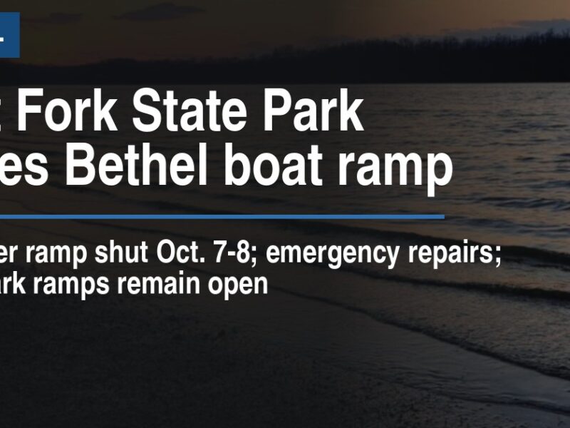 East Fork State Park closes Bethel boat ramp