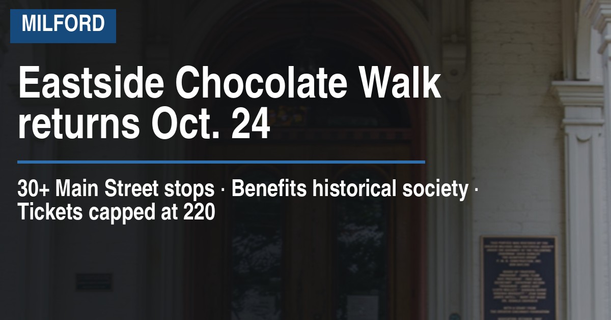 Eastside Chocolate Walk returns Oct. 24
