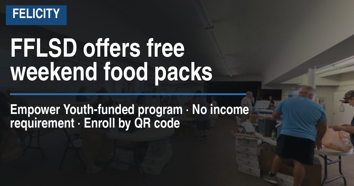 FFLSD offers free weekend food packs
