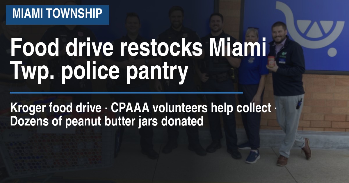 Food drive restocks Miami Twp. police pantry