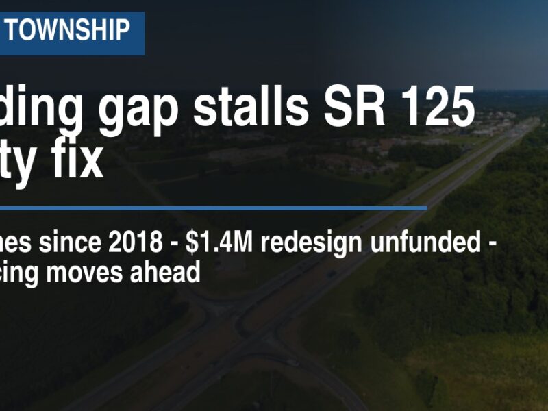 Funding gap stalls SR 125 safety fix
