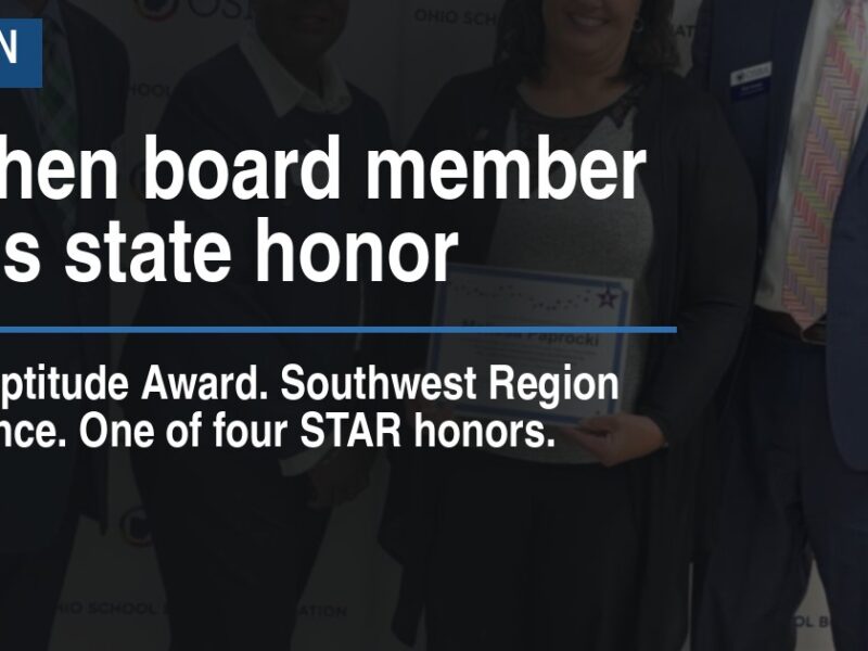 Goshen board member earns state honor