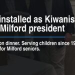 Haylon installed as Kiwanis Club of Milford president