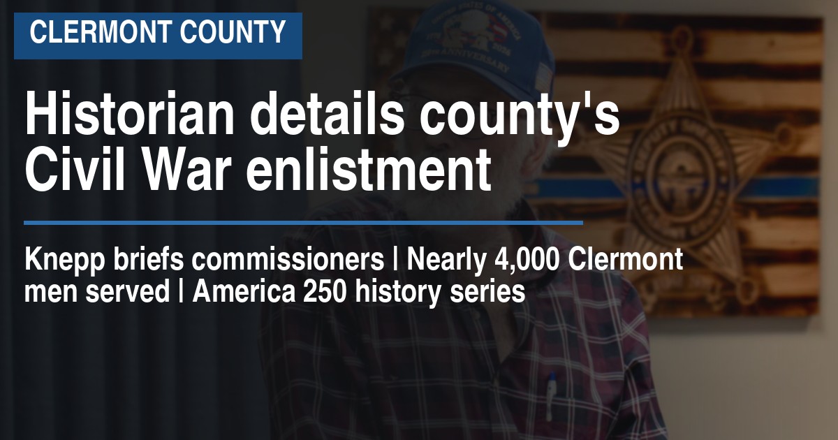 Historian details county's Civil War enlistment