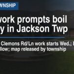 Water work prompts boil advisory in Jackson Twp