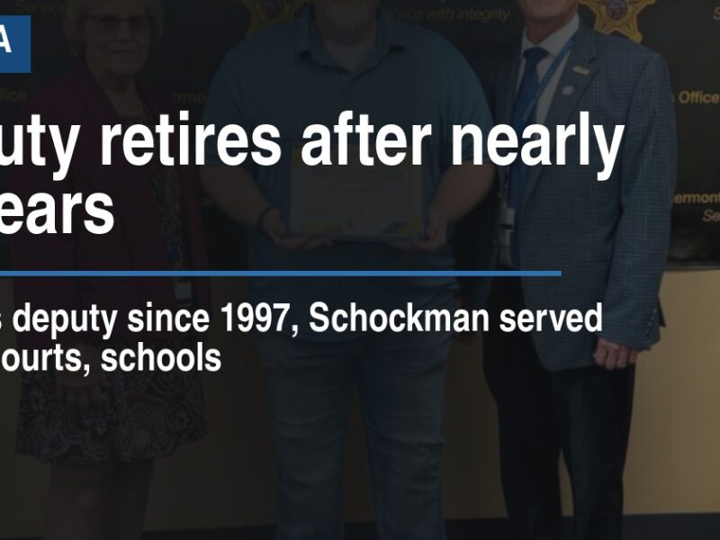 Deputy retires after nearly 30 years