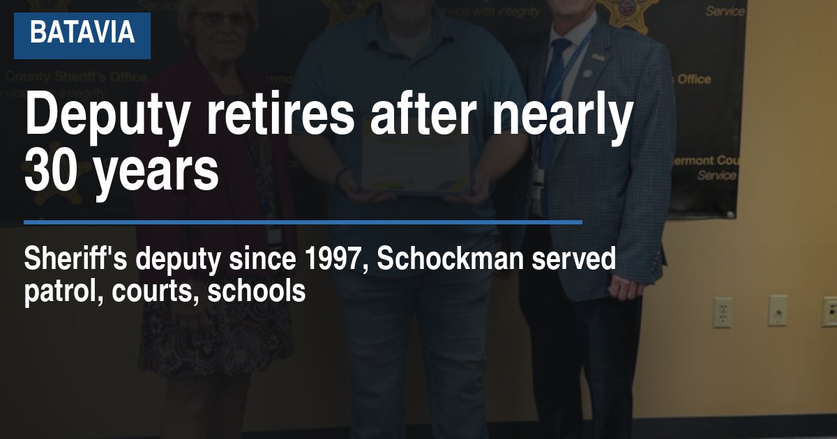 Deputy retires after nearly 30 years
