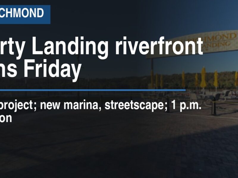 Liberty Landing riverfront opens Friday