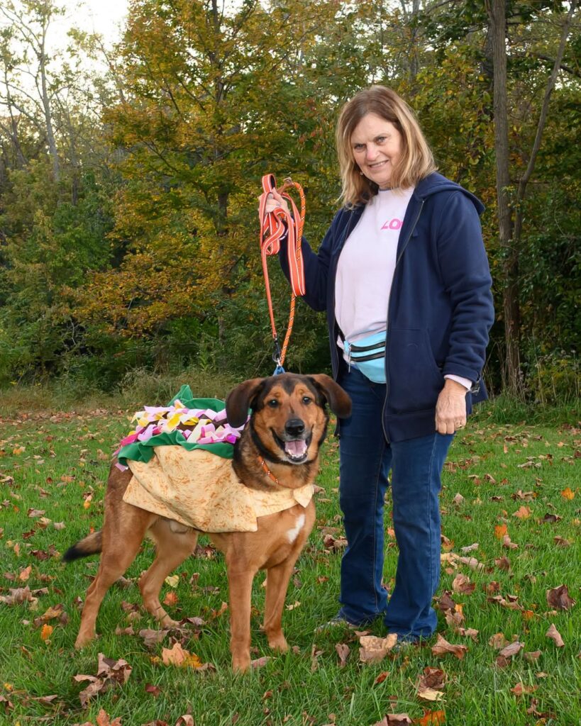 Sal the shelter dog promotes Miami Township adoption event