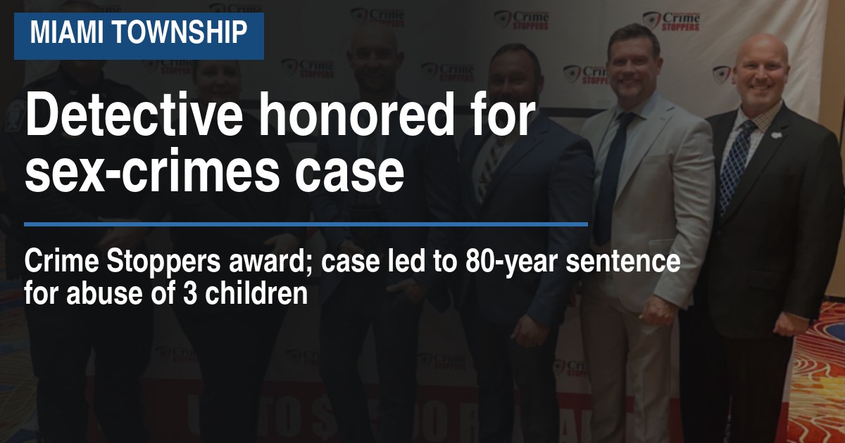 Miami Township detective honored for sex-crimes case