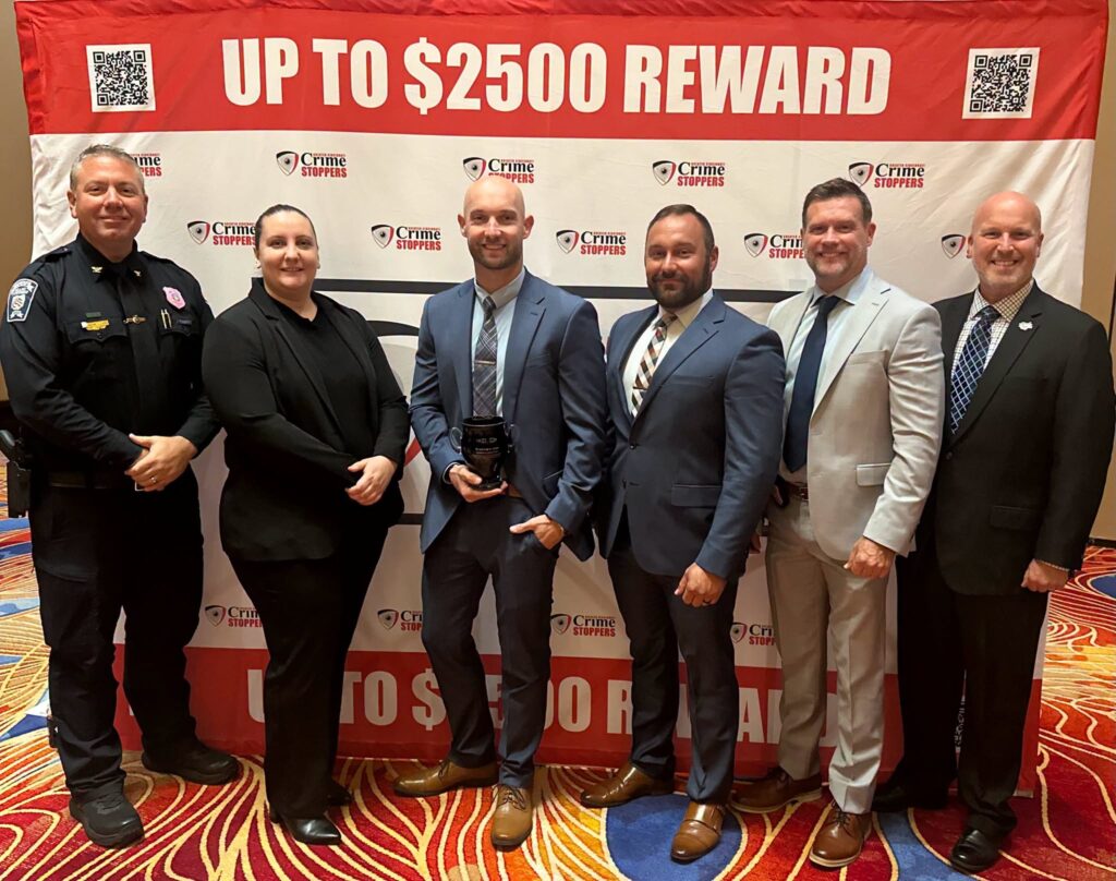 Miami Township Detective Kuhn honored with Crime Stoppers investigative award