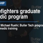 Two firefighters graduate paramedic program