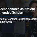 Milford student honored as National Merit Commended Scholar
