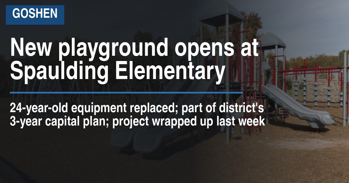 New playground opens at Spaulding Elementary