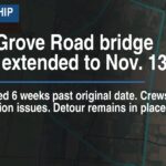 Spring Grove Road bridge closure extended to Nov. 13