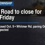Benton Road to close for paving Friday